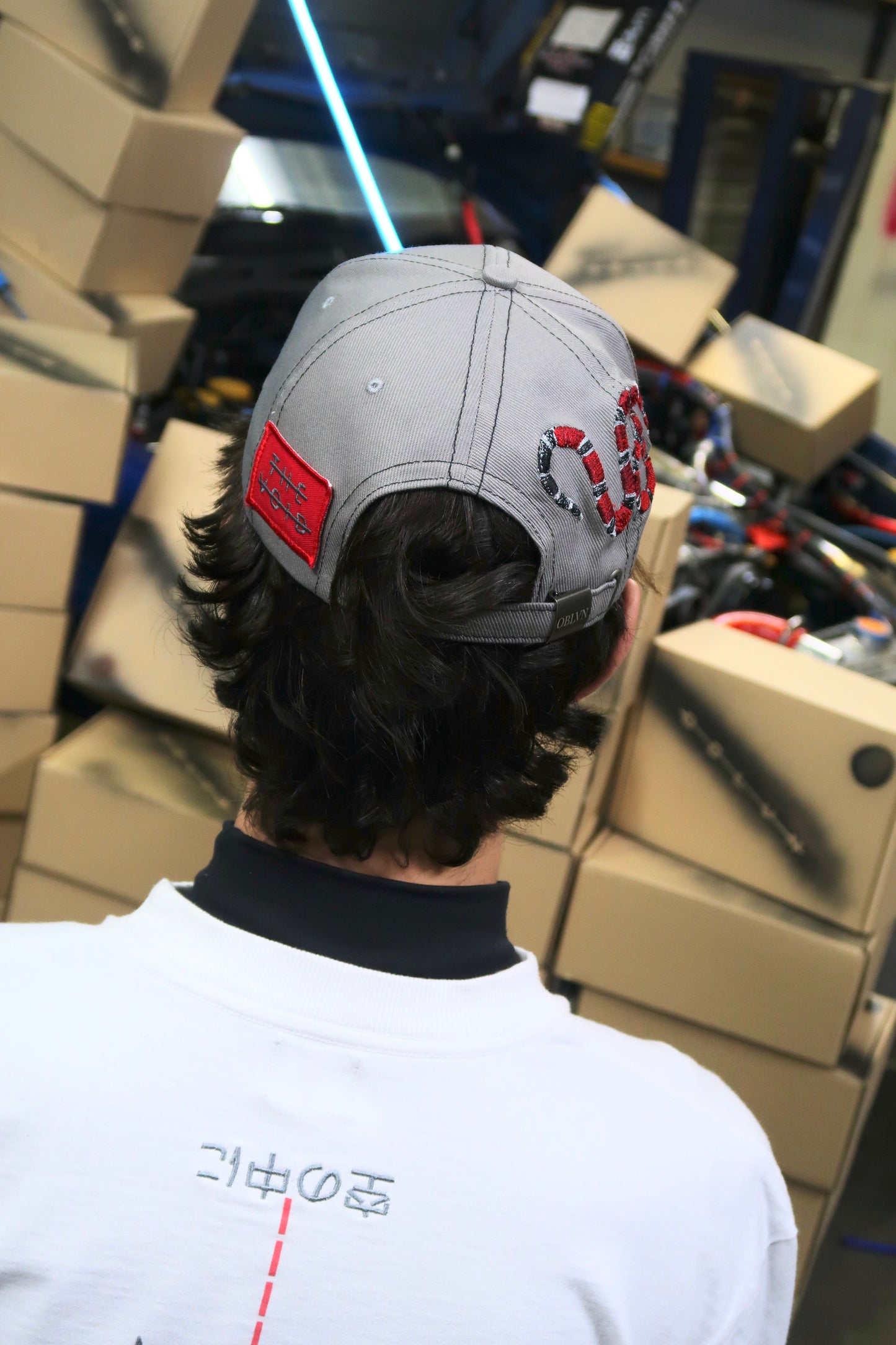 OBLVN Grey baseball cap Standard