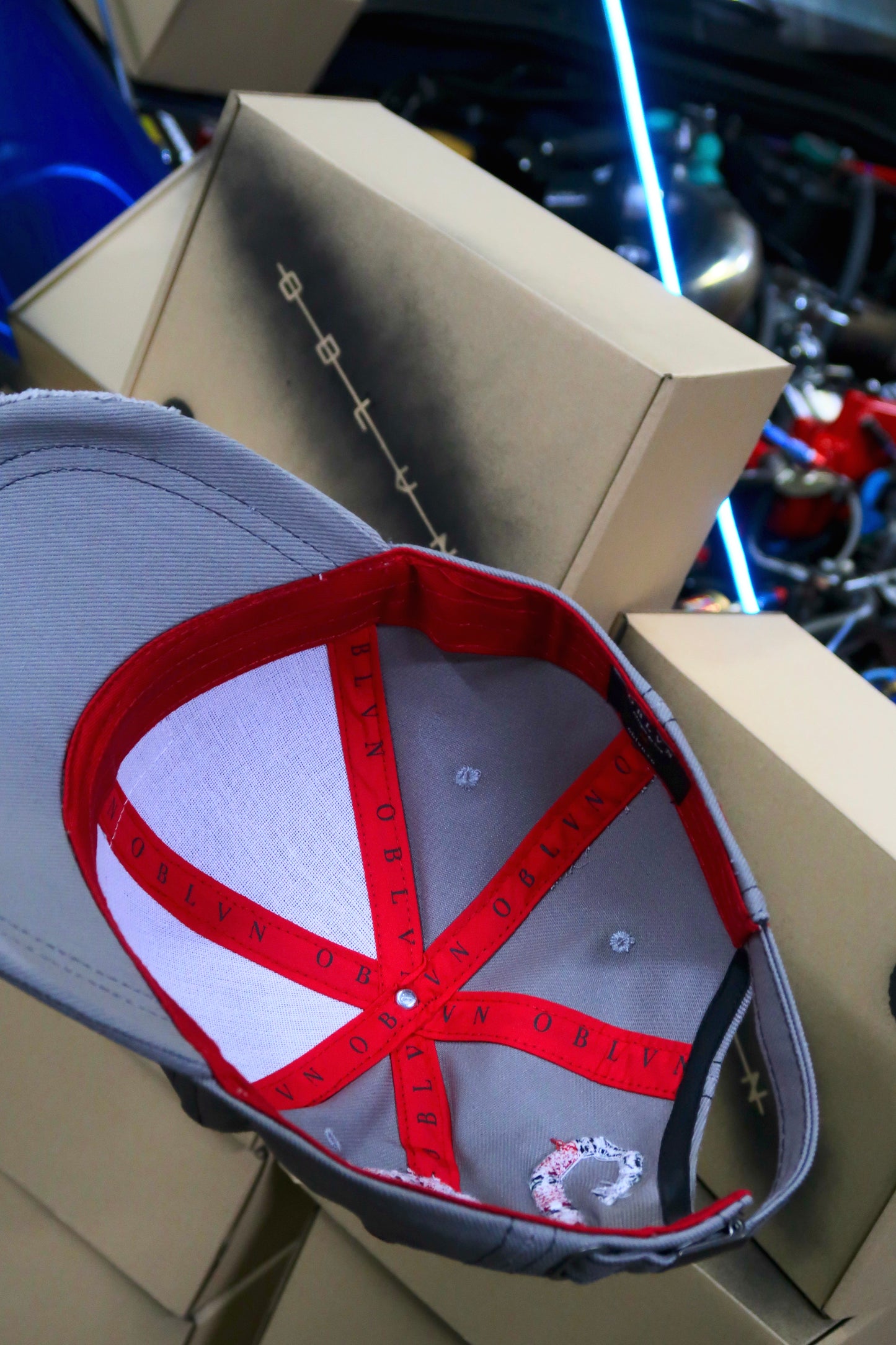 OBLVN Grey baseball cap Standard