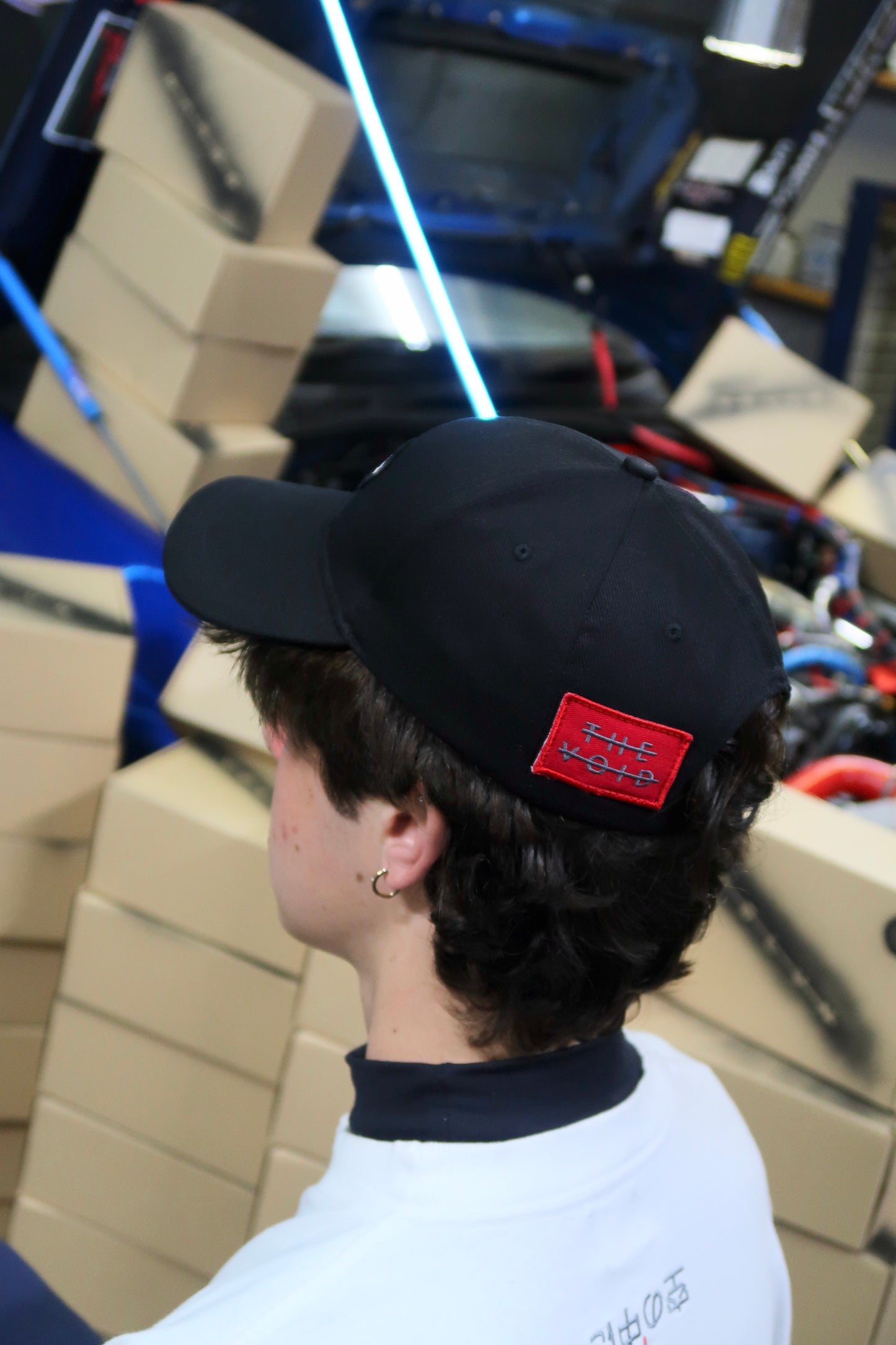 OBLVN Black baseball cap Non distressed