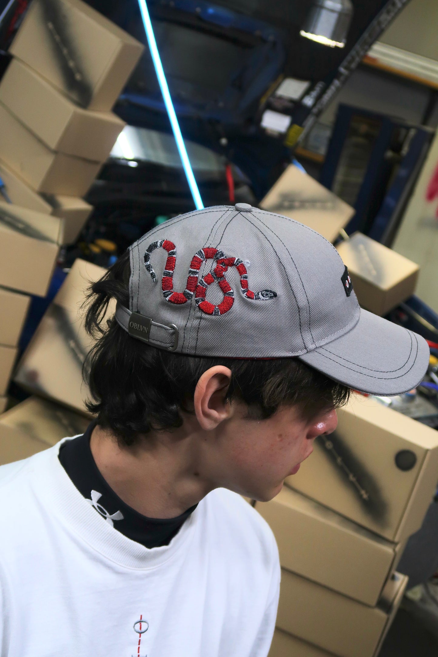 OBLVN Grey baseball cap Standard